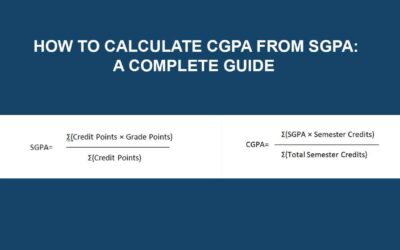 How To Calculate CGPA From SGPA